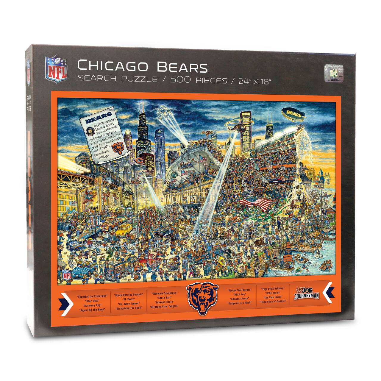 Joe Journeyman NFL 500 Piece Jigsaw Puzzle